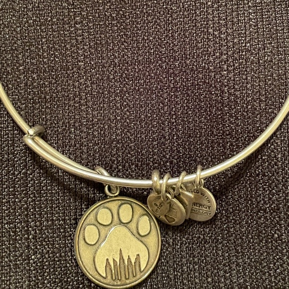 Alex and Ani Dog print bracelet - Picture 1 of 3